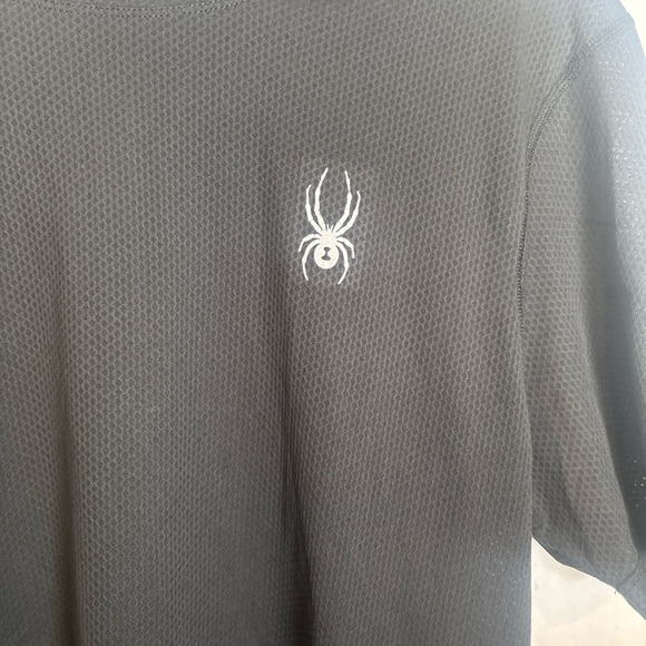 Black Spider Logo Men's Shirt bin0044 - Picture 2 of 5